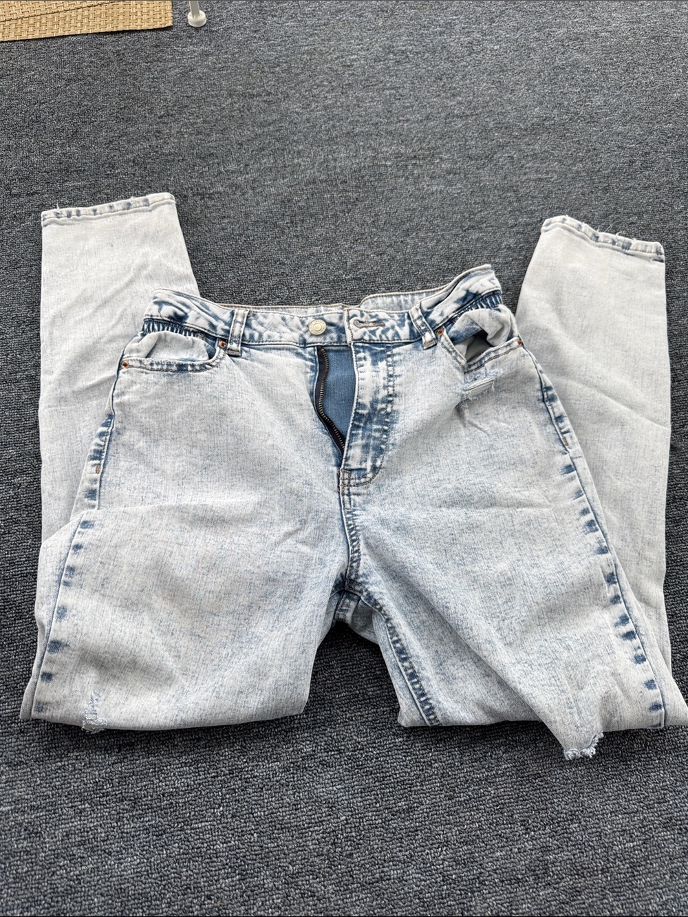 Vanilla Star Light Wash Straight Leg Jeans
